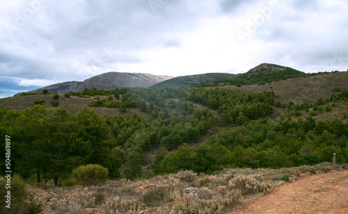 Mountain range of Gador, Spain photo