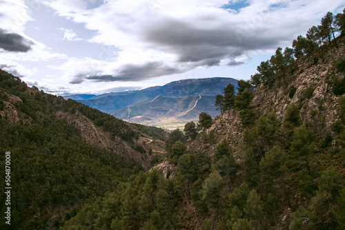 Mountain range of Gador, Spain