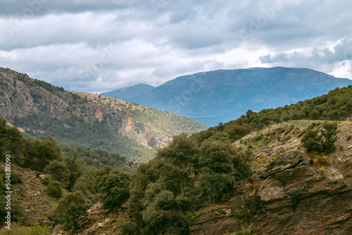Mountain range of Gador, Spain