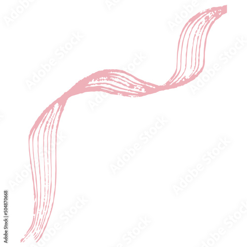 Pastel brush stroke illustration