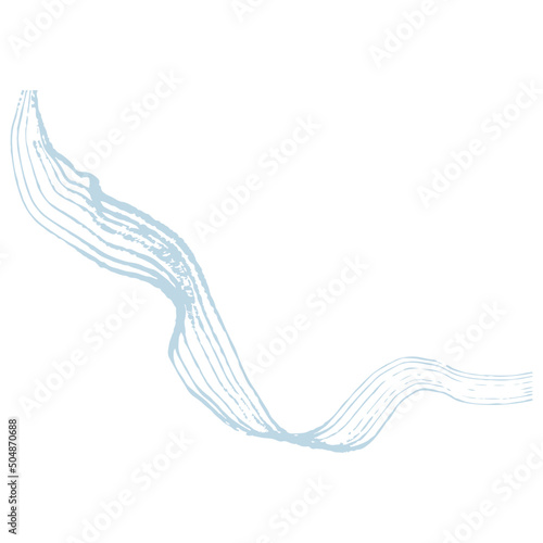Pastel brush stroke illustration