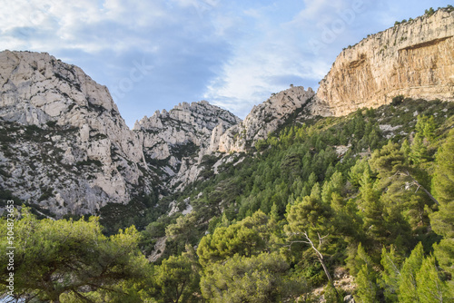 Rock formations in Calanques National Park next to Marseille, South of France © VV Shots