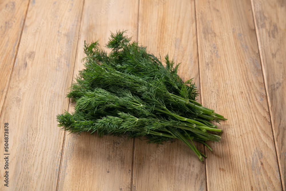 Bunch of fresh green dill isolated on white background Bunch of fresh green dill isolated on white background