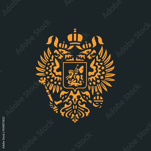 Double headed eagle icon.