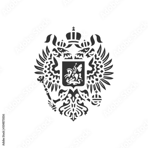 Double headed eagle icon.