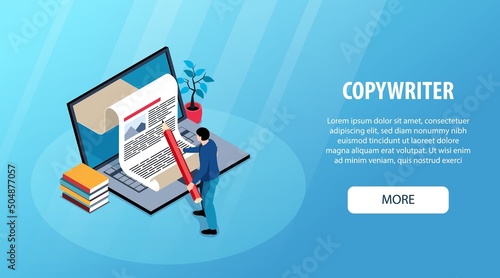 Isometric Journalist Banner