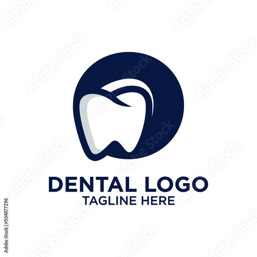 Letter O Dental Logo Design Template Inspiration, Vector Illustration.