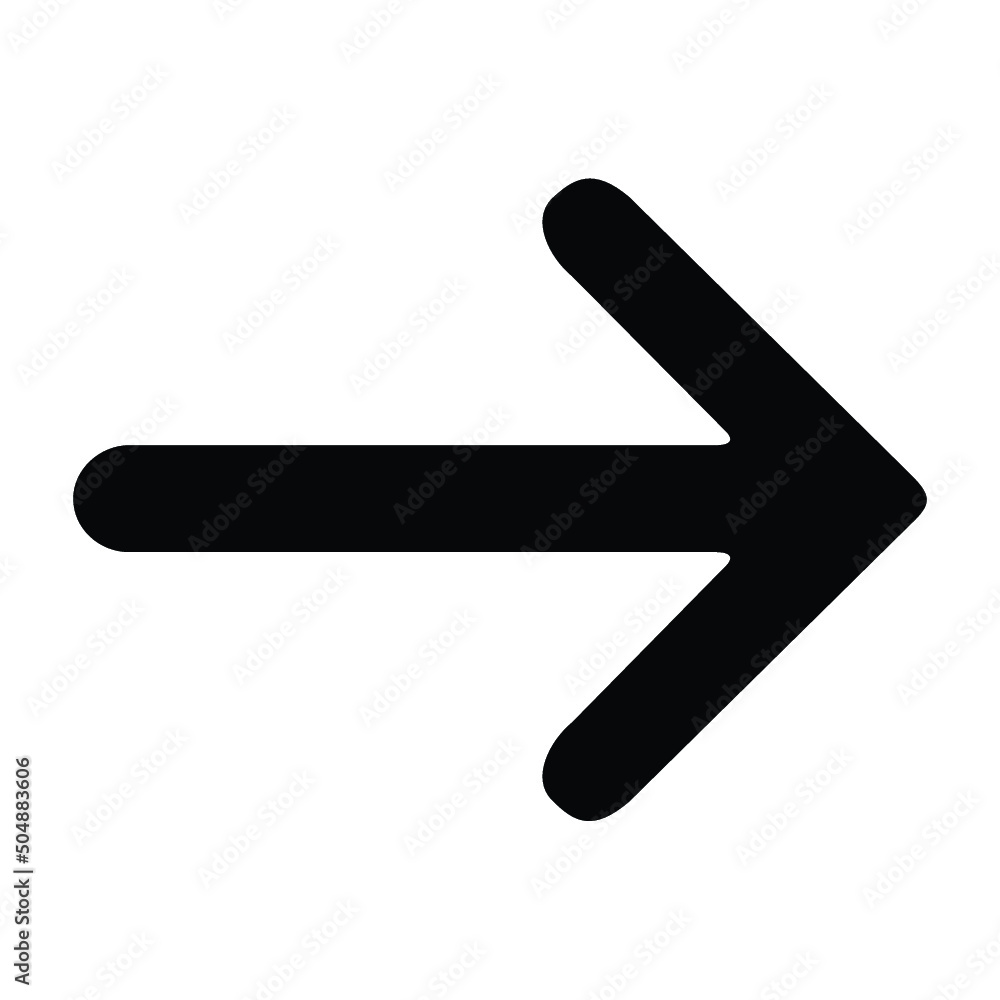 Black solid for Right arrow icon Black solid for Right arrow icon