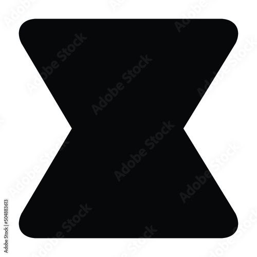 Black solid icon for Abstract icon photo