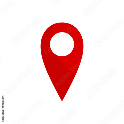 Location icon vector. Gps pin. Destination concept.
