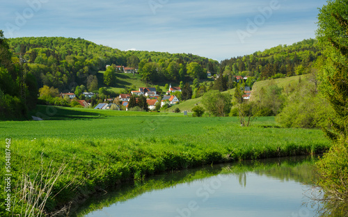 Kleinod Bronnen an der Lauchert, Ortsteil von Gammertingen (Hohenzollern) im Landkreis Sigmaringen photo