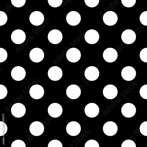 Seamless pattern. Circles ornament. Dots wallpaper. Polka dot motif. Circular figures backdrop. Rounds background. Dotted motif. Digital paper, textile print, web design, abstract. Vector artwork