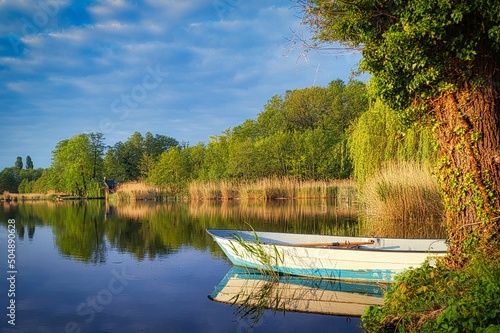 Boot - Seelandschaft  - Am Mellensee - Brandenburg - Deutschland - Teltow - Fläming