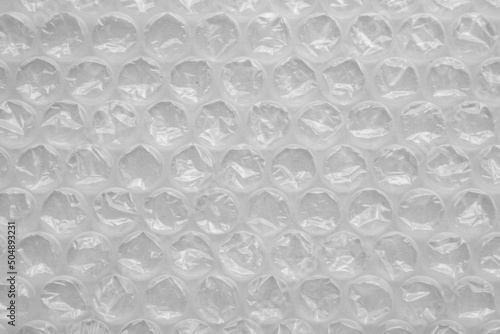 Plastic wrap air bubble texture background packaging material