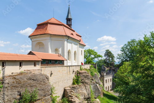 Valdstejn Castle in Bohemian Paradise near Turnov Czech Republic photo