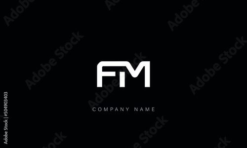 FM, MF, Letters Logo Monogram