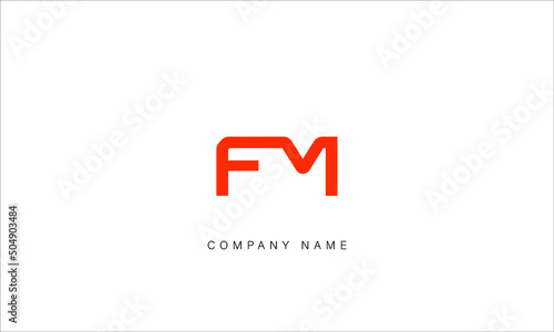 FM, MF, Letters Logo Monogram