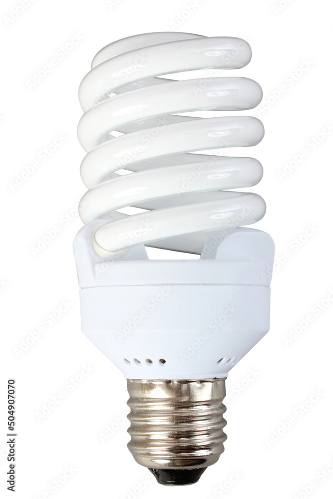 luminous tube lamp on white background, isolated luminous tube lamp on white background, isolated