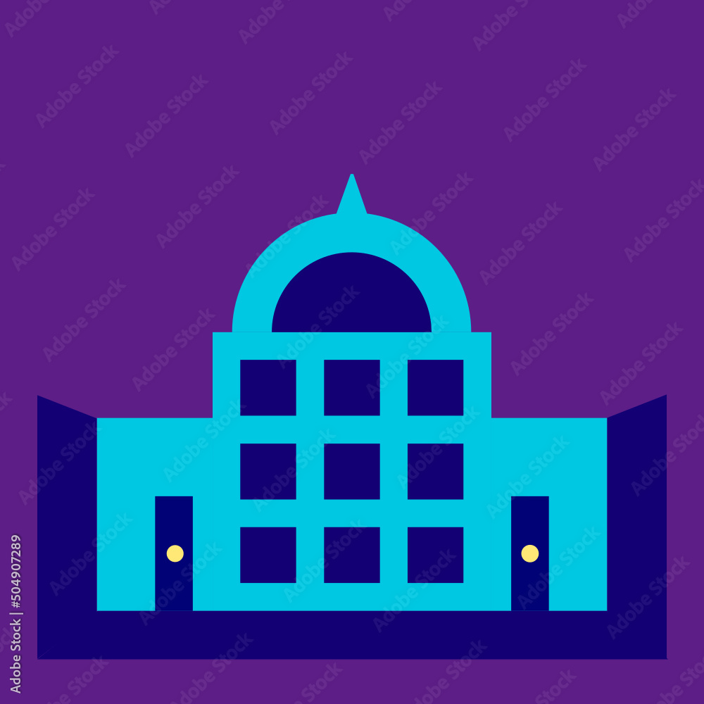 vector shape of a building vector shape of a building