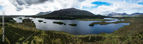 Lough Inagh is a freshwater lake in the Inagh Valley, in Connemara, Galway, in the west of Ireland photo
