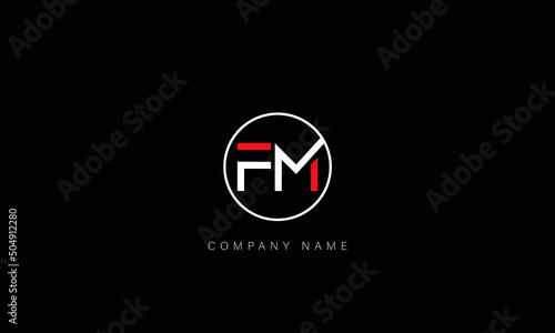 FM, MF, Letters Logo Monogram photo
