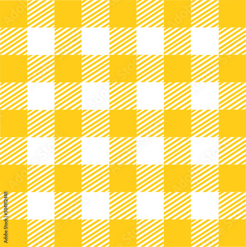  Abstract Vector Seamless yellow plaid Checkered Squares Pattern lines