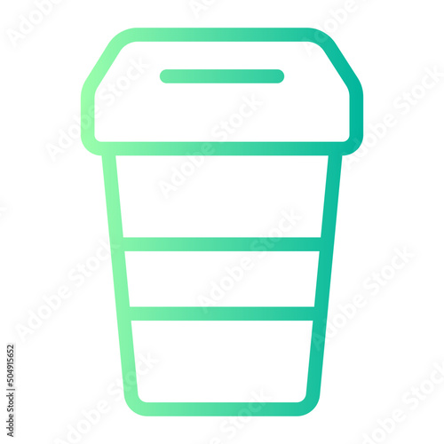 coffee breaks gradient icon