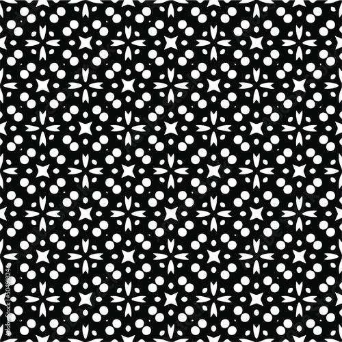 seamless pattern.Simple stylish abstract geometric background. Monochrome image. Black and white color. Design for decor, prints, textile or wrapping.Design element for prints. 