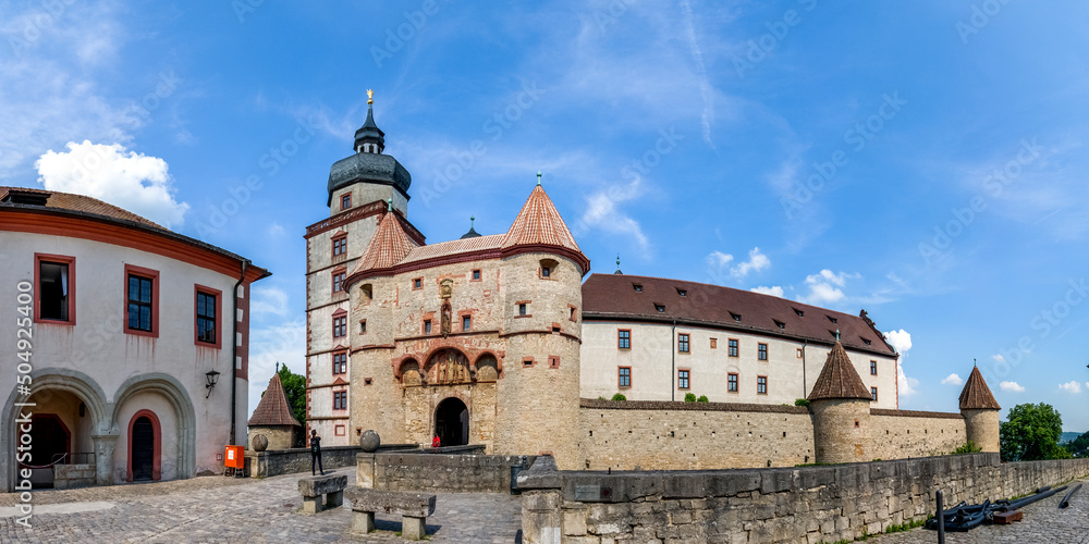 Fototapeta premium Festung, Würzburg, Bayern, Deutschland 