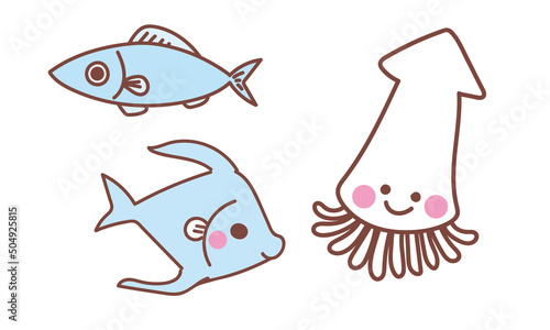 魚とイカ詰め合わせ