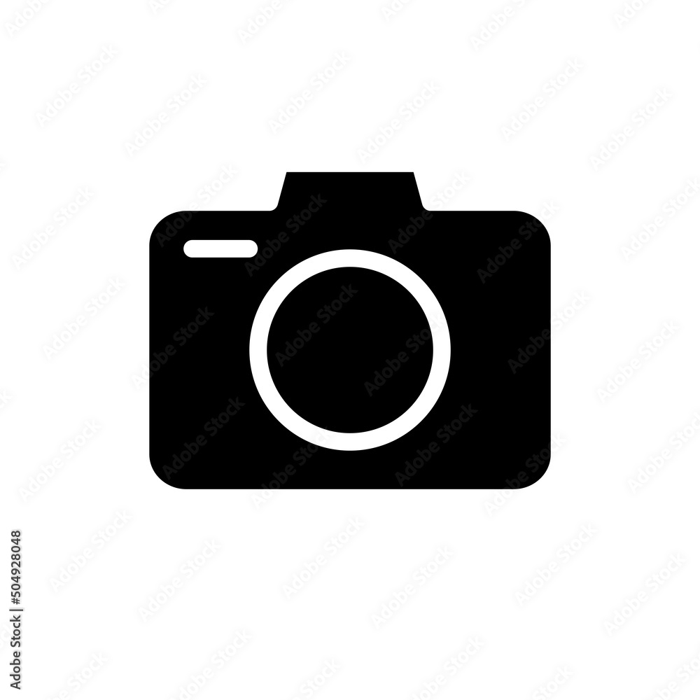 Camera Icon Design Vector Illustrator Template Camera Icon Design Vector Illustrator Template
