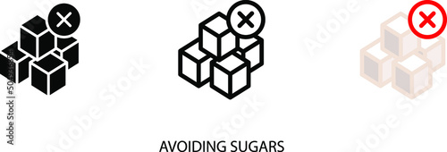 Avoiding sugars icon 