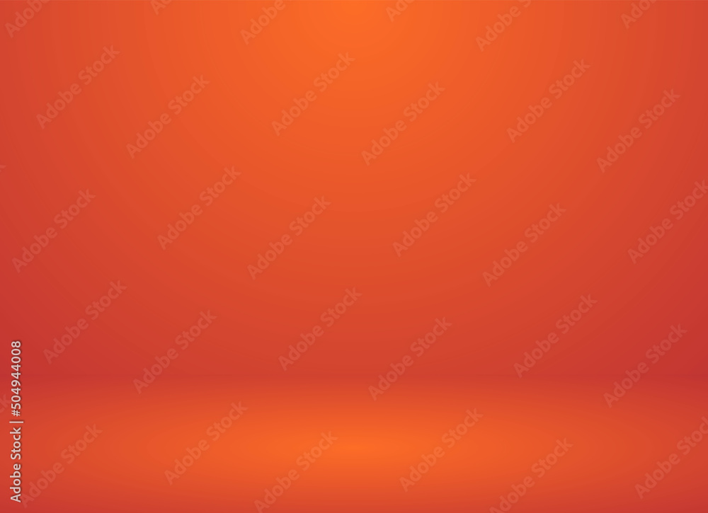 Vector illustration empty red studio background. Luxury red abstract
