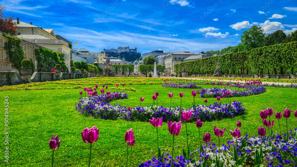 Fototapeta premium Mirabellgarten Salzburg