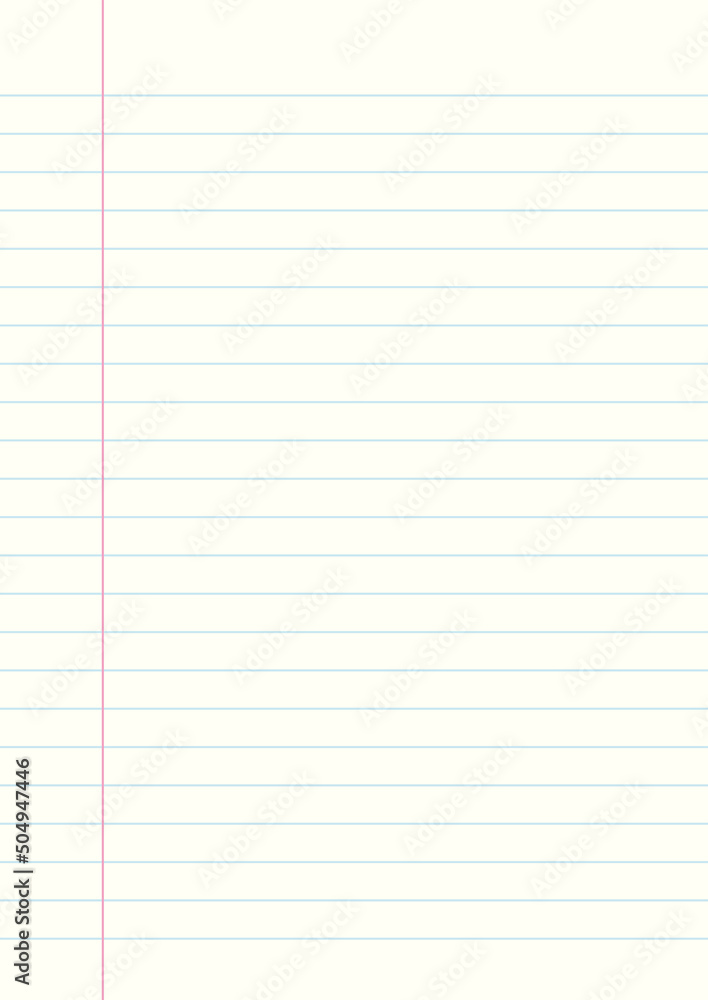 Paper line vector background , notebook in a line Paper line vector background , notebook in a line