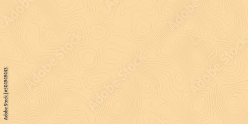 Brown wave paper curved reliefs abstract background, Abstract topographic contours map background, Vector contour topographic map background. Topography and geography map grid abstract backdrop.