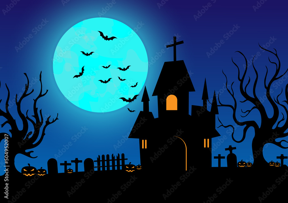 halloween night background