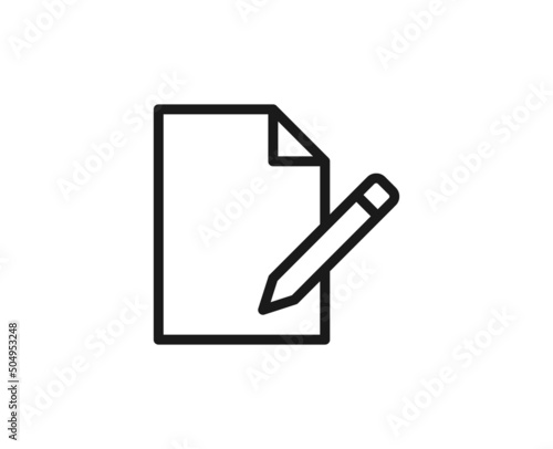 Constraction line icon on white background