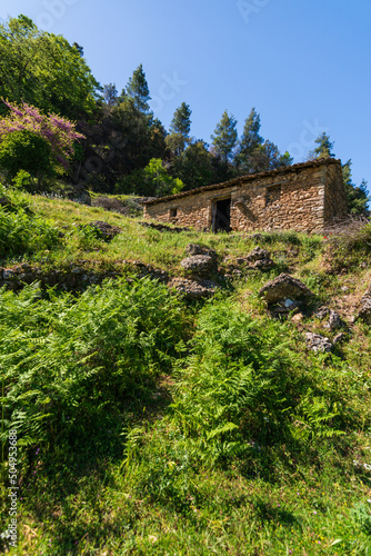 old house in the mountains