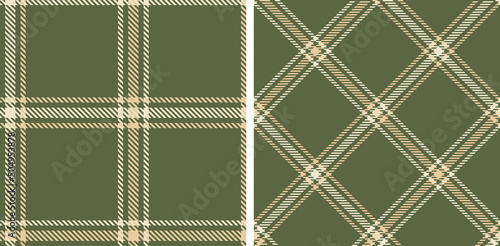 Obraz na płótnie Set seamless plaid wallpaper background. w salonie