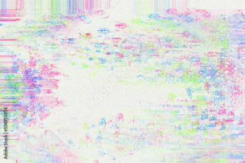 Abstract Decorative Glitch Texture Background