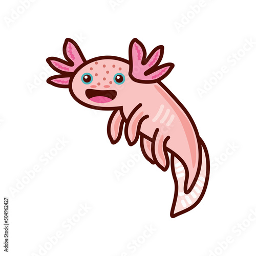 cute axolotl icon
