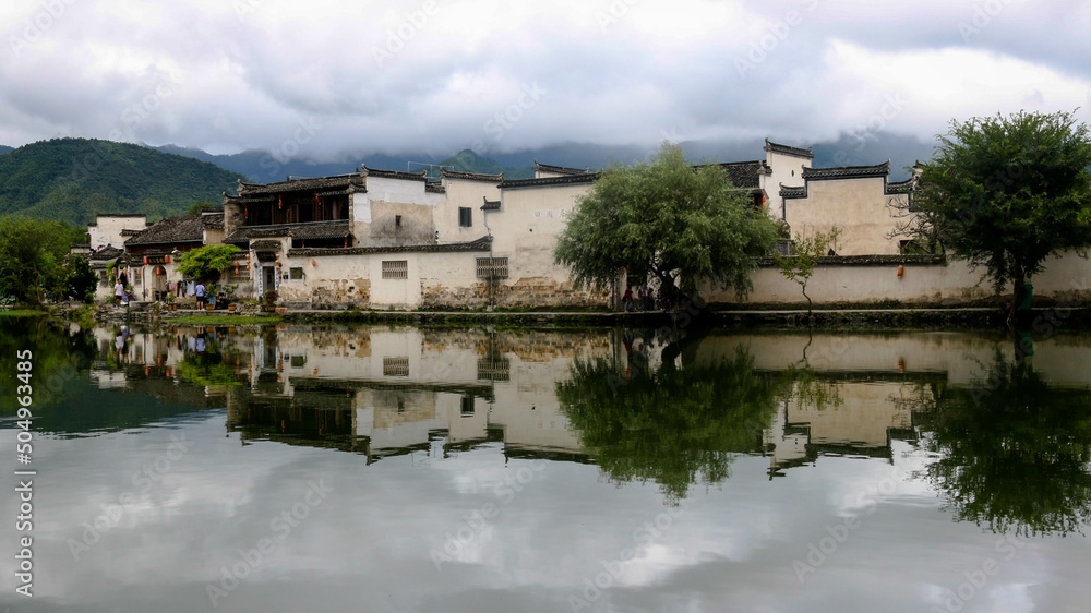The ancient village of Honcun in China