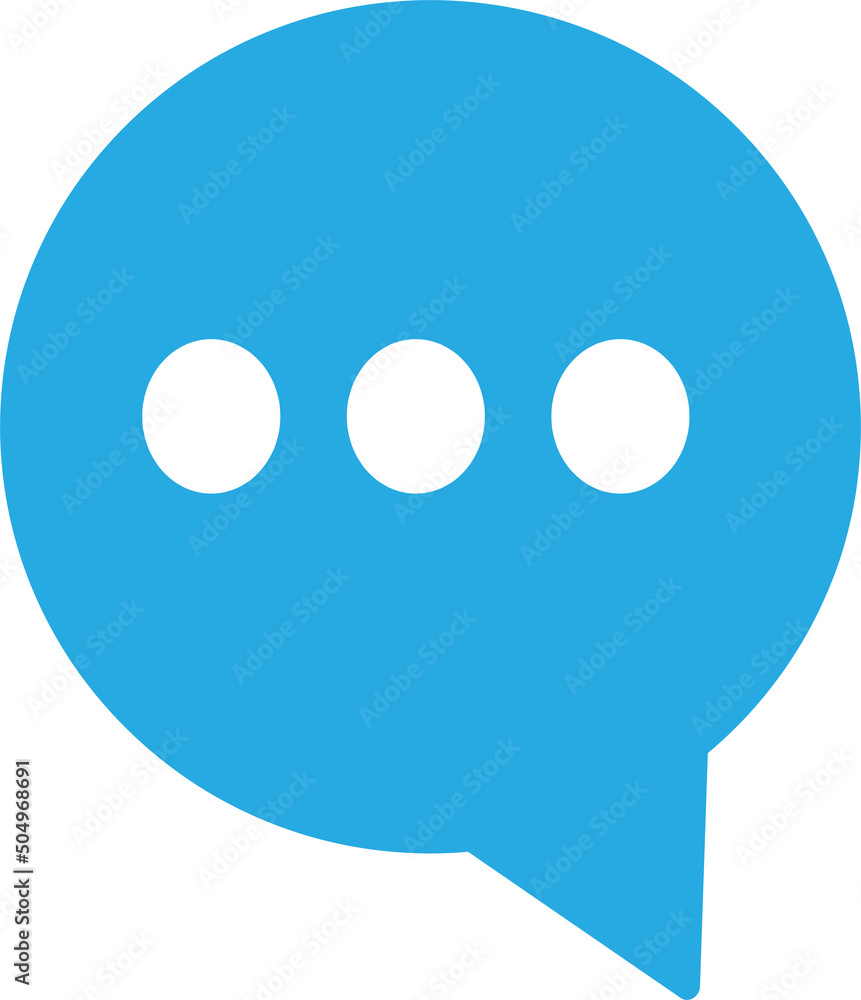 Fototapeta premium Speech bubble icon sign symbol design