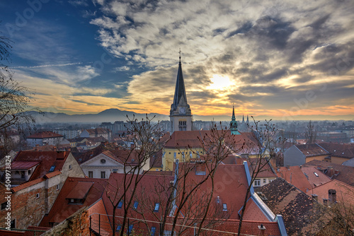 Wallpaper Mural Cityscape of Ljubljana, Slovenia Torontodigital.ca