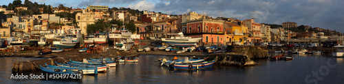 The little port of Aci Trezza, Sicily, Italy photo