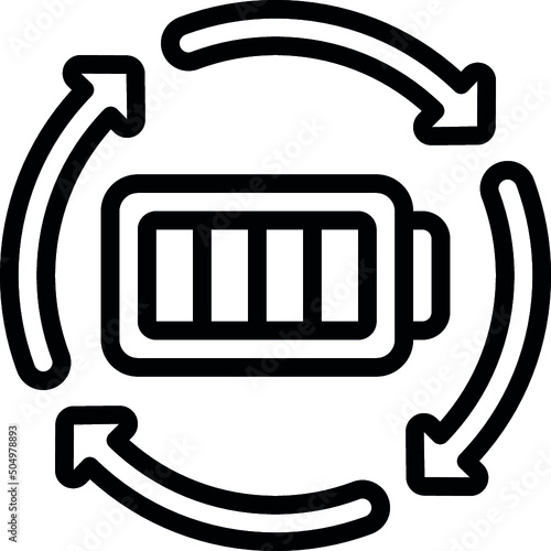 Renewable Battery Icon