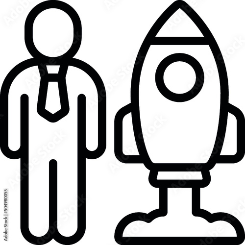  Start Up Owner Icon
