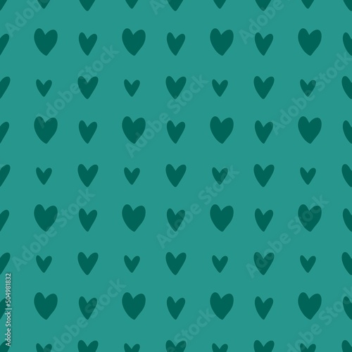 Seamless valentines pattern with hearts for postcard and gifts and cards 