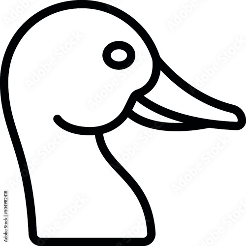 Duck Face Icon